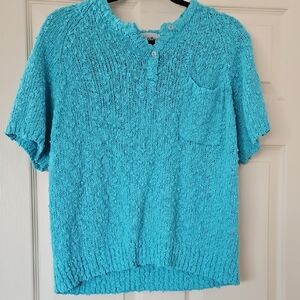 Vintage Knit Short Sleeve Top